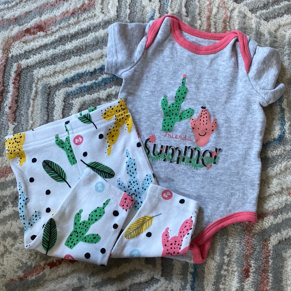 Baby girl matching set